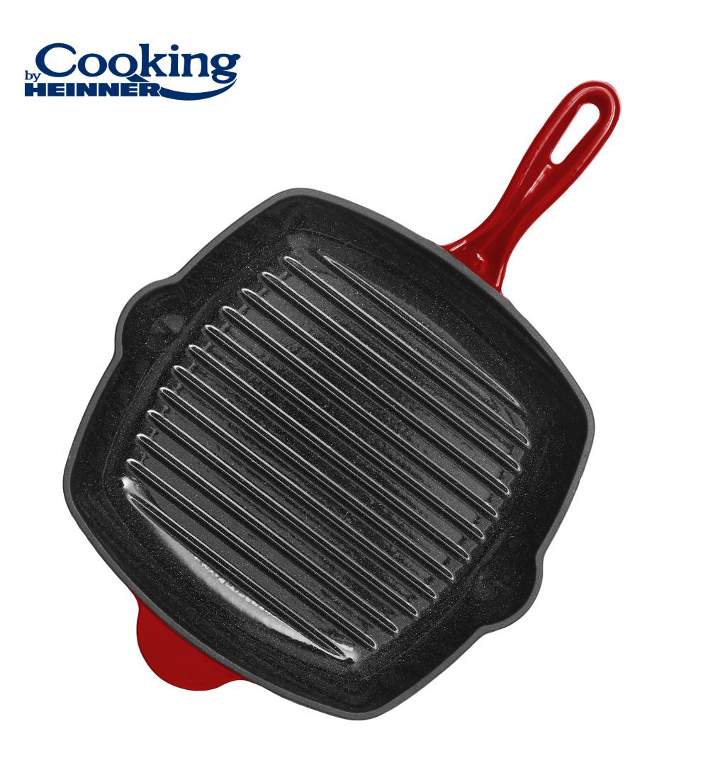 HEINNER TIGAIE GRILL FONTA 26.5X4.5 CM, RED LINE, COOKING BY, HR-KN-G26