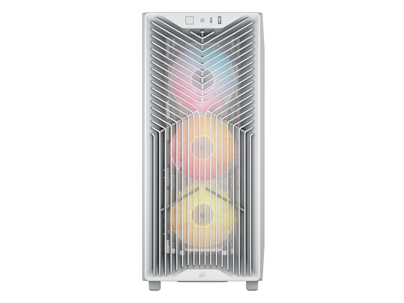Corsair Carcasa 3200D RS ARGB, Mid-Tower, ATX, 3 ventilatoare incluse RS120 ARGB, Alb, CC-9011345-WW - imagine 2