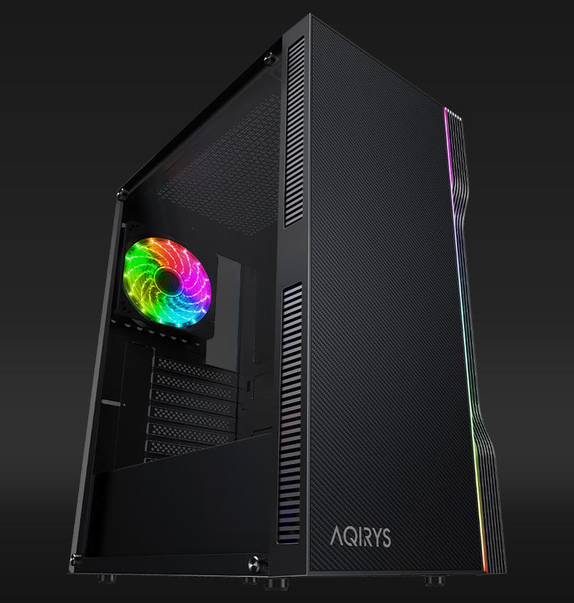 AQIRYS Carcasa AQYRIS ELECTRA Mid Tower ARGB NEGRU, AQRYS_ELECTRA