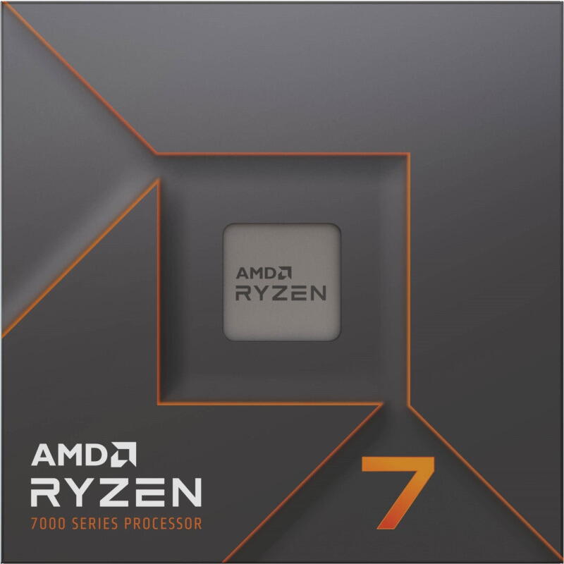 AMD Ryzen 7 7700 (AM5) Processor (PIB) with Wraith Prism Cooler and Radeon, 100-100000592BOX - imagine 2