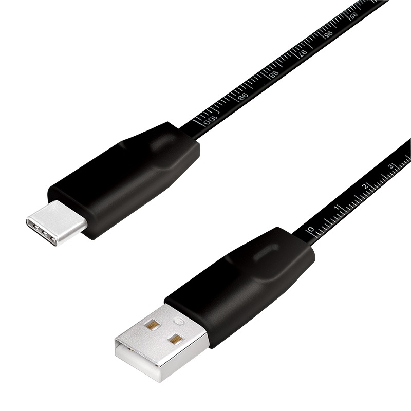 Logilink CABLU alimentare si date, pt. smartphone, USB 2.0 (T) la USB 2.0 Type-C (T), 1m, CU0157