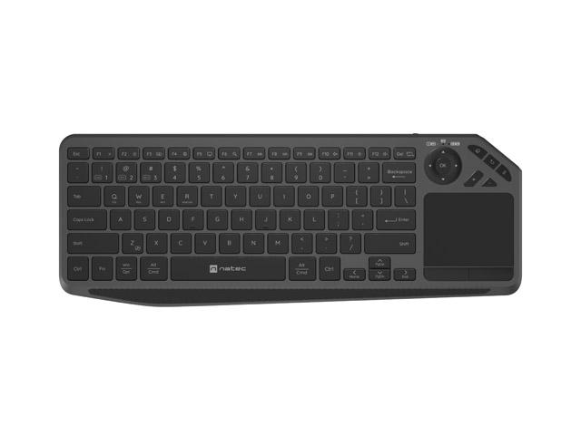 NATEC Tastatura TURBOT 2, Wireless, Negru, NKL-2317