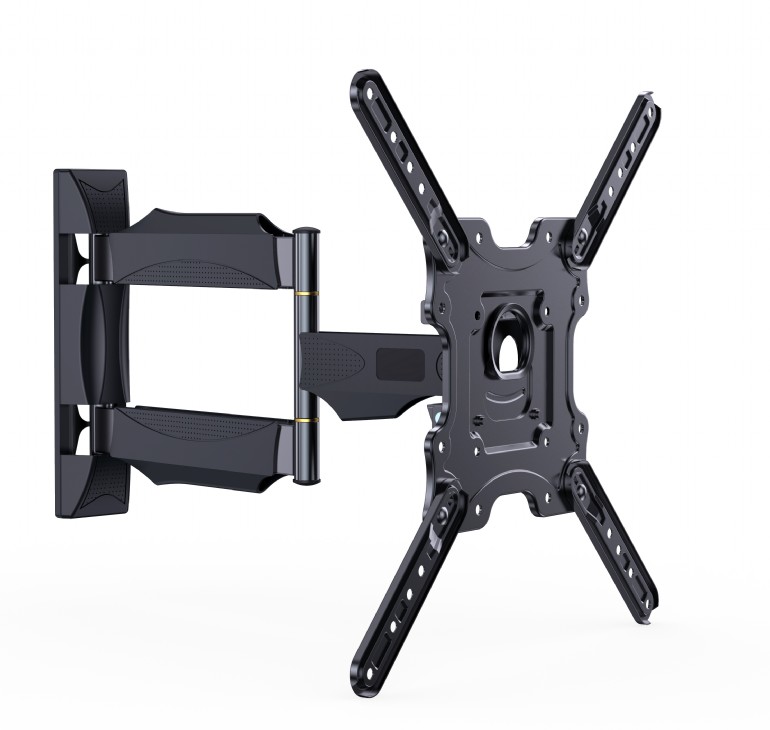 Gembird SUPORT de perete, pt 1 TV/monitor, diag. max 32" - 55", full-motion, max 32 kg, WM-55ST-01