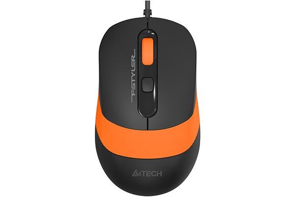 A4TECH Mouse Fstyler FM10, 1600 dpi, Multicolor, FM10 ORANGE