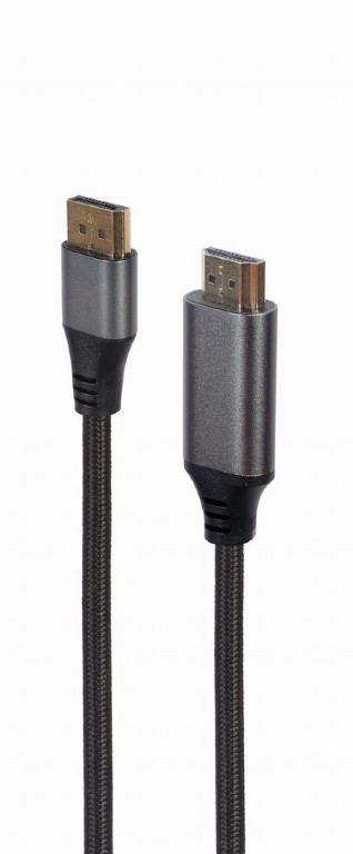 Gembird CABLU video, adaptor DisplayPort (T) la HDMI (T), DP v1.2, 4K (3840 x 2160), CC-DP-HDMI-4K-6