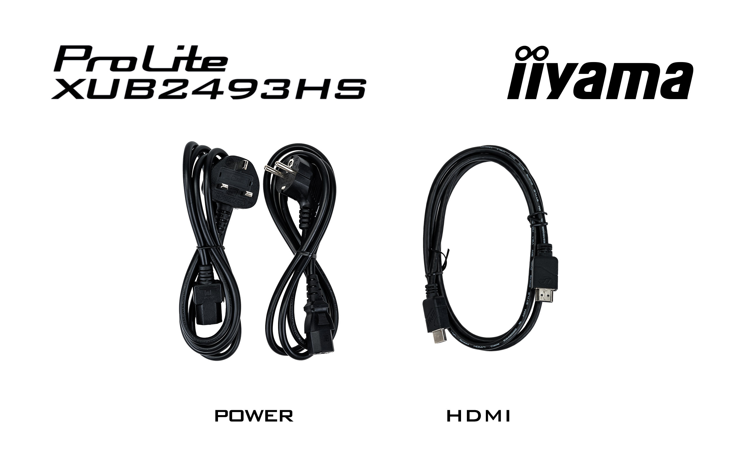 Iiyama 24inch ETE IPS-panel 1920x1080 100Hz 250cd/m Speakers HDMI DisplayPort, XUB2493HS-B6 - imagine 10