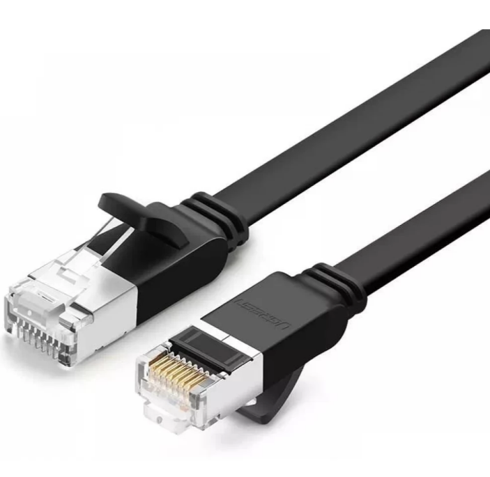 UGreen PATCH CORD UTP Cat6, "NW101" fire din cupru, viteza maxima 1 Gbps, 5m, negru, 50187