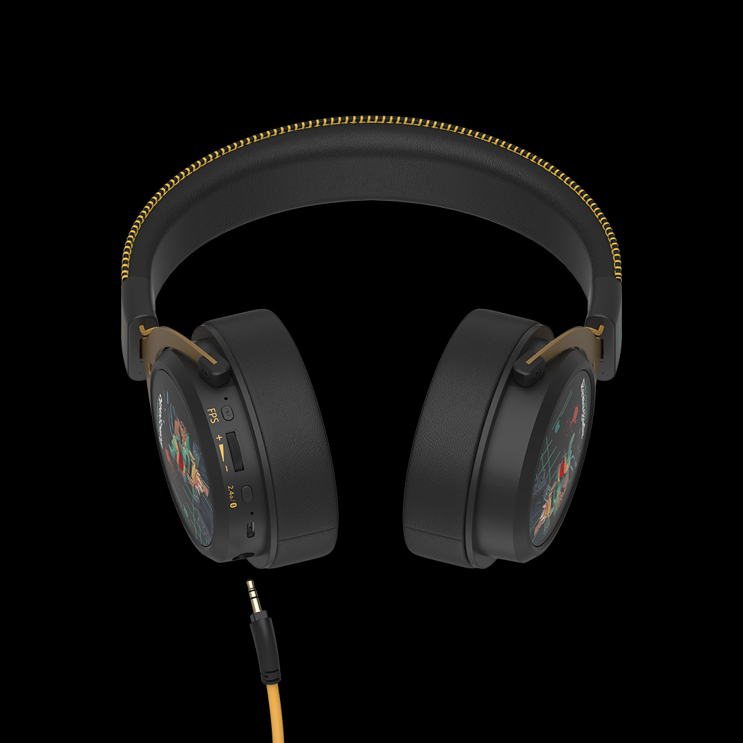 A4Tech Casti gaming Bloody Bluetooth v5.3 + 2.4GHz + Wired Multi-Mode, MR595 Renegade Midnight - imagine 5