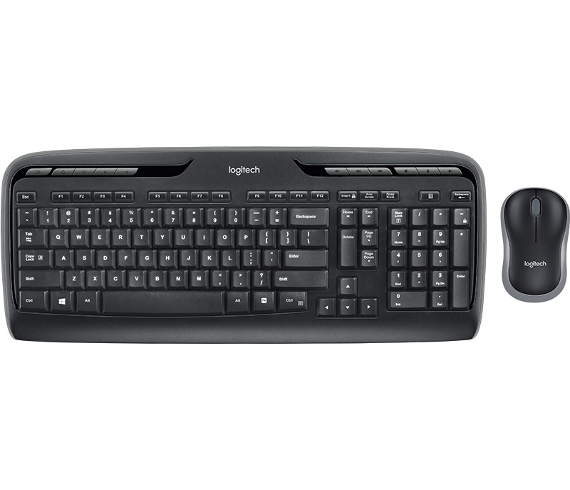 Logitech KIT wireless, tastatura wireless multimedia MK330 + mouse wireless 1000dpi, 3, 920-003999