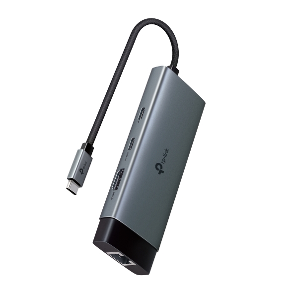 Tp-Link DOCKING STATION, porturi USB: USB 3.0x2 + USB-C PDx1, USB-C x 1, 1 x HDMI, RJ-45, UH6120C