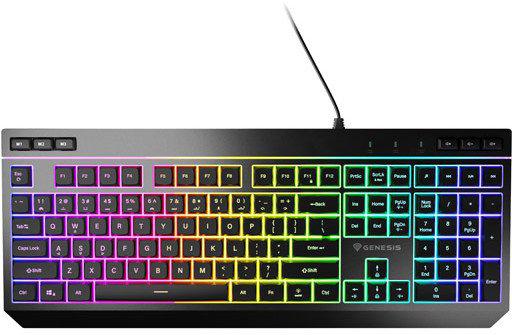 GENESIS Tastatura Gaming Rhod 530, RGB, USB, Negru, NKG-2332