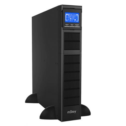 Njoy UPS Balder 1000, Online, Tower/rack, 1000 W, fara AVR, IEC x 8, display LCD, UPCMCOP110HBAAZ01B