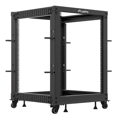 Lanberg Rack deschis 19" 15U, 600x600-1100 ng, OR01-6115-B
