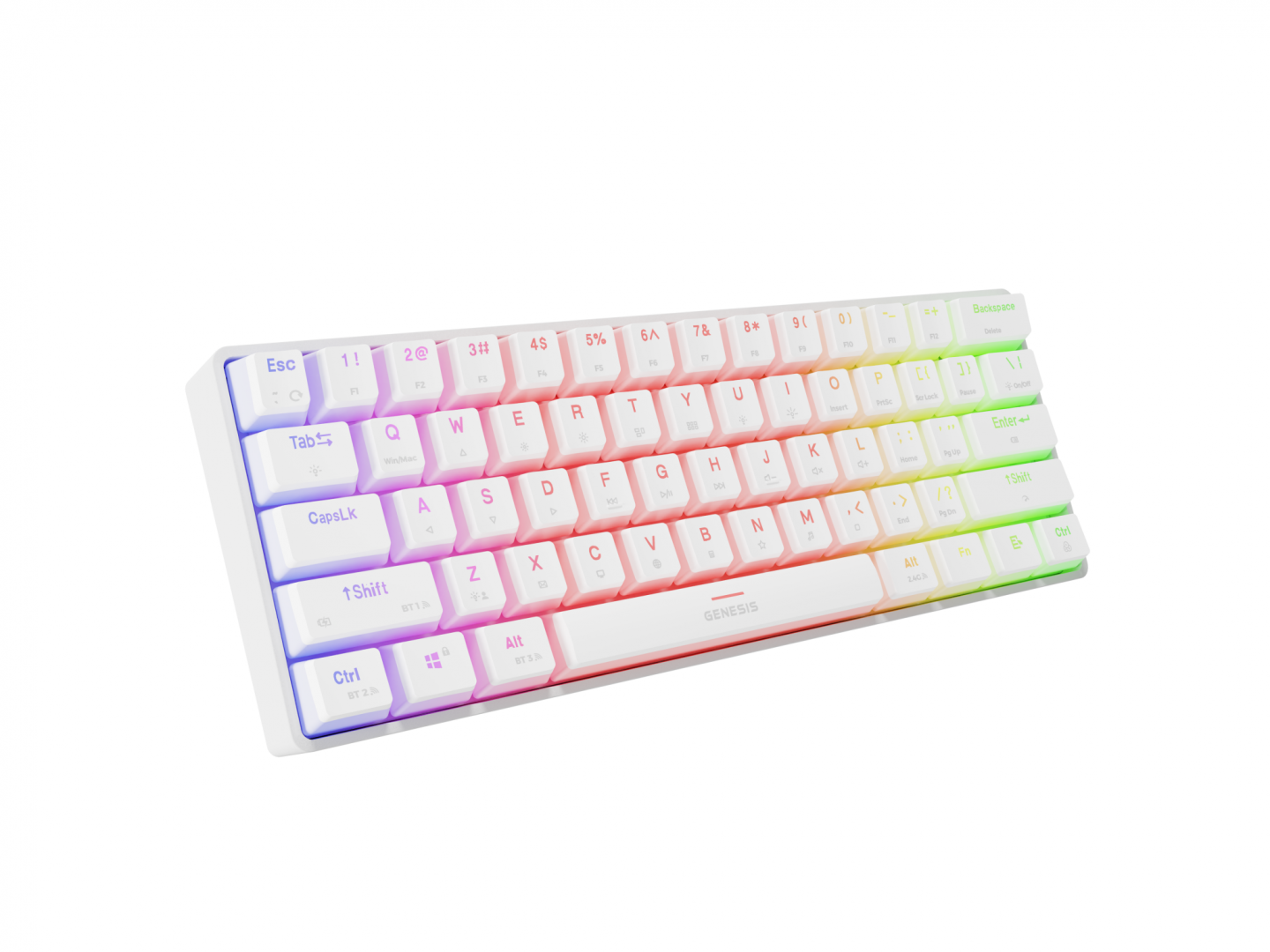 Genesis Tastatura Thor 660 G2 60% B alb, NKG-2197