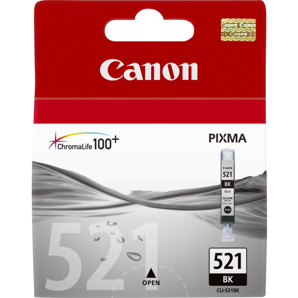 Canon Cartus cerneala Black CLI-521BK, 2933B001AA