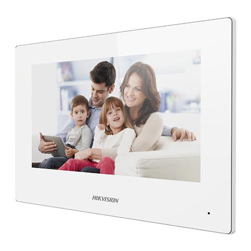 HIKVISION Monitor videointerfon WIFI modular 7 color; culoare alba, ecran LCD 7, DS-KH6320-WTE1-W