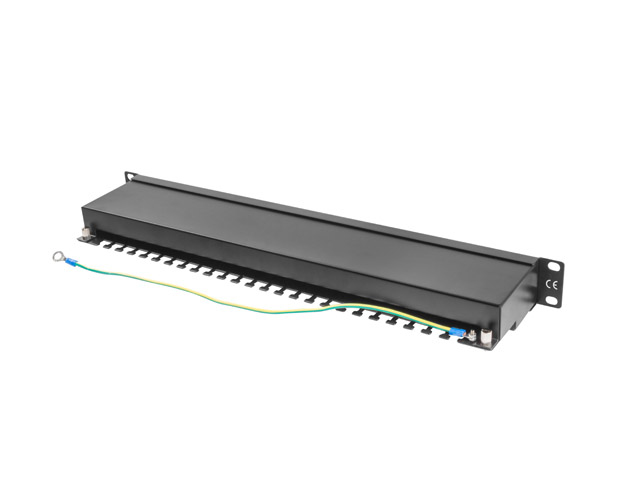 Lanberg Patch panel 24 porturi 1U Cat.5e FTP ng, PPS5-1024-B - imagine 3