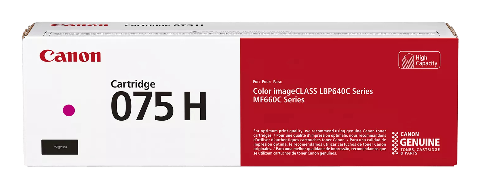 Canon Toner Original Magenta, CRG-075HM, pentruLBP646|LBP647|MF664|MF667, 2.5K, 6367C002AA
