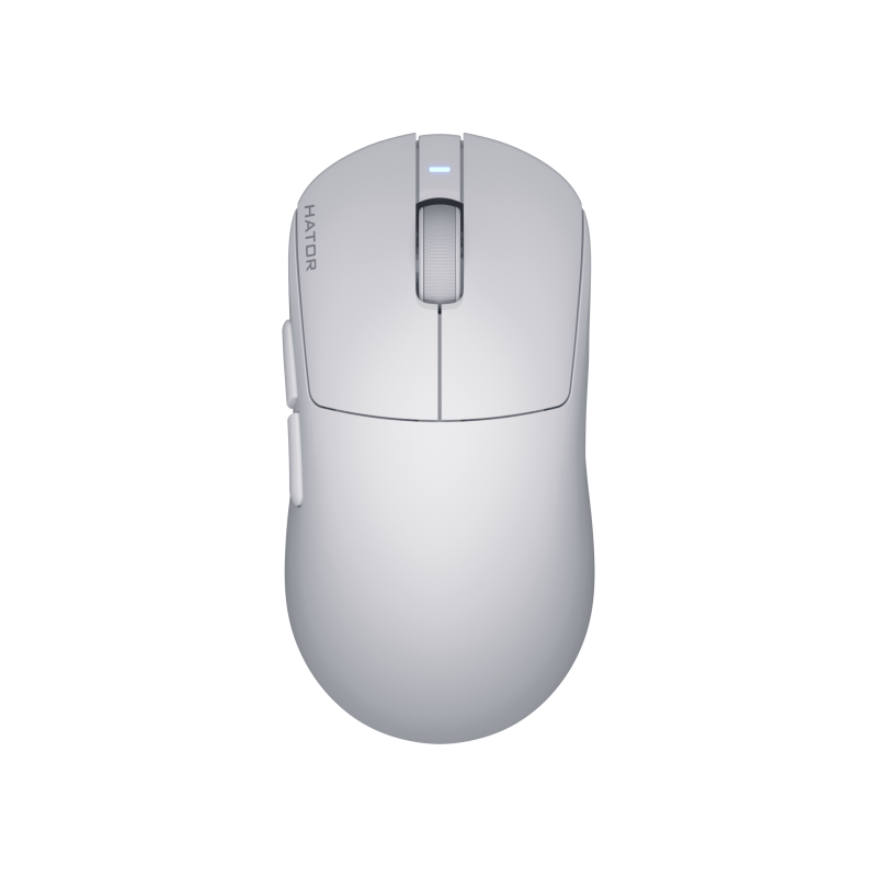 HATOR Mouse Gaming Wireless Quasar 3S Ultima 8K Wireless, 30000 dpi, Alb, HTM661