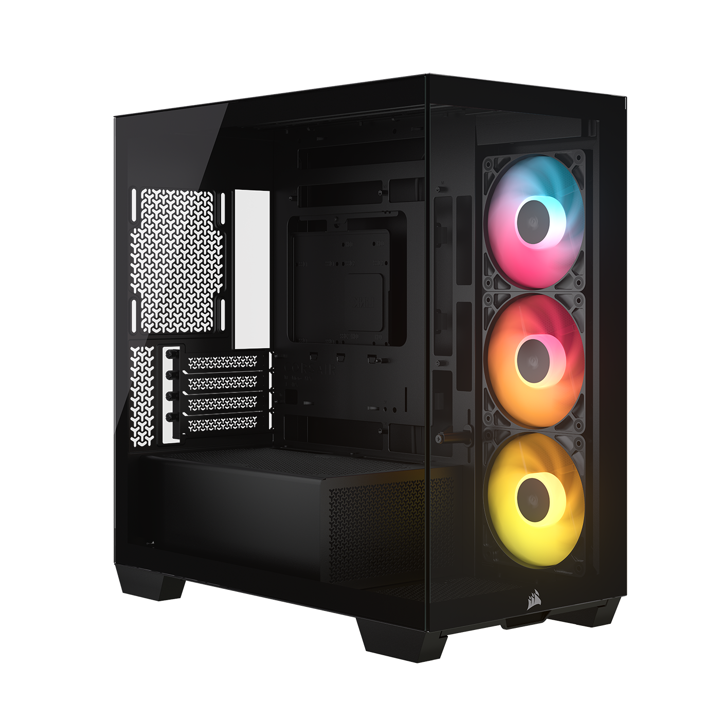 Corsair Carcasa 2800X RS-R ARGB, Micro-ATX, cu 3 ventilatoare incluse RS120-R ARGB, CC-9011347-WW