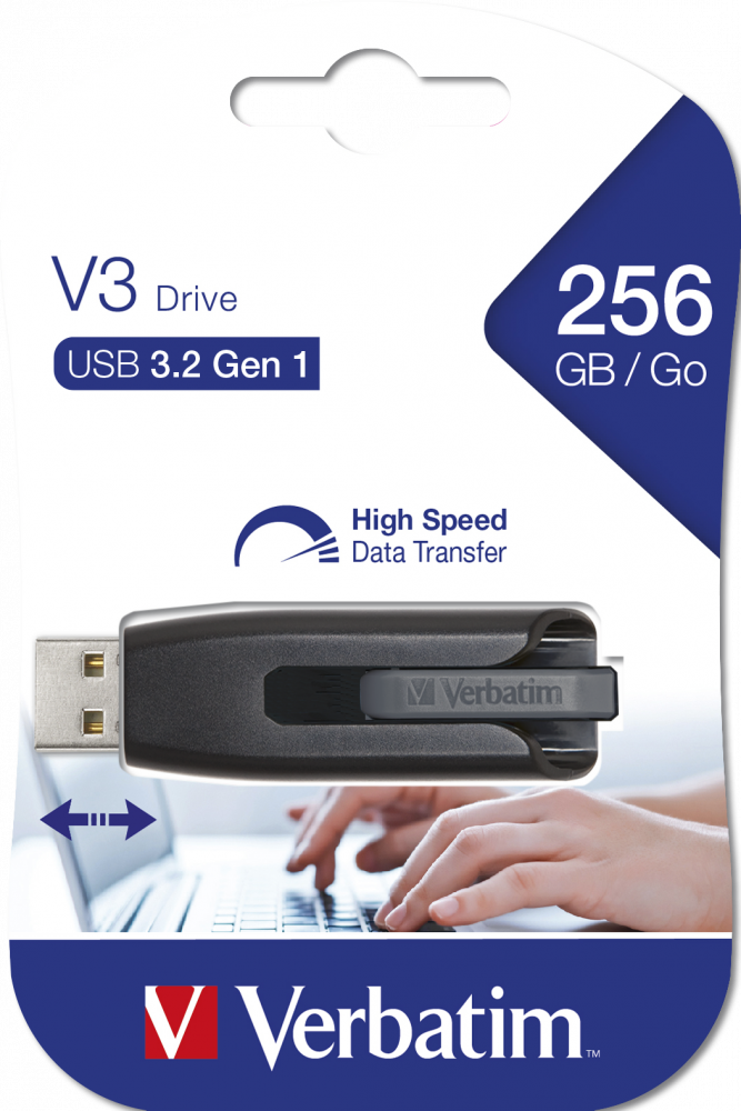 Verbatim MEMORIE USB StoreNGo 256GB V3 USB 3.0, 49168 - imagine 4