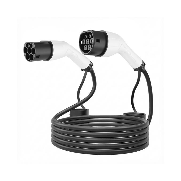 Gembird CABLU incarcare auto EV, Type 2 (T) la Type 2 (M), 32A, trifazat, 22KW, EV-T2MF-22KW-4M