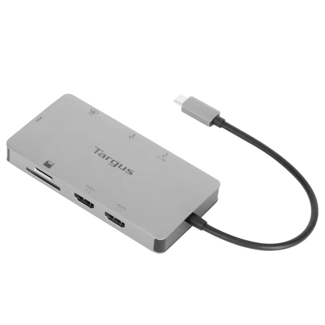 TARGUS Hub USB USB-C, 5 porturi, HDMI, RJ-45, Gri, DOCK423EU