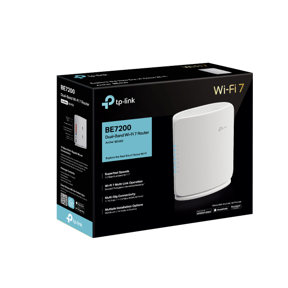 Tp-Link ROUTER wireless BE7200 viteze Wi-Fi 7 Dual-Band de pana la 7200 Mbps 1× 10, Archer BE450 - imagine 10