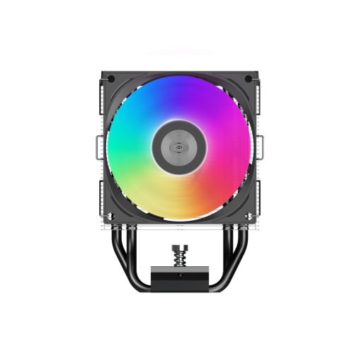 PCCOOLER COOLER R400 ARGB skt. universal, racire cu aer, vent. 92mm, 800 - 2200 RPM, 4, R400 ARGB BK