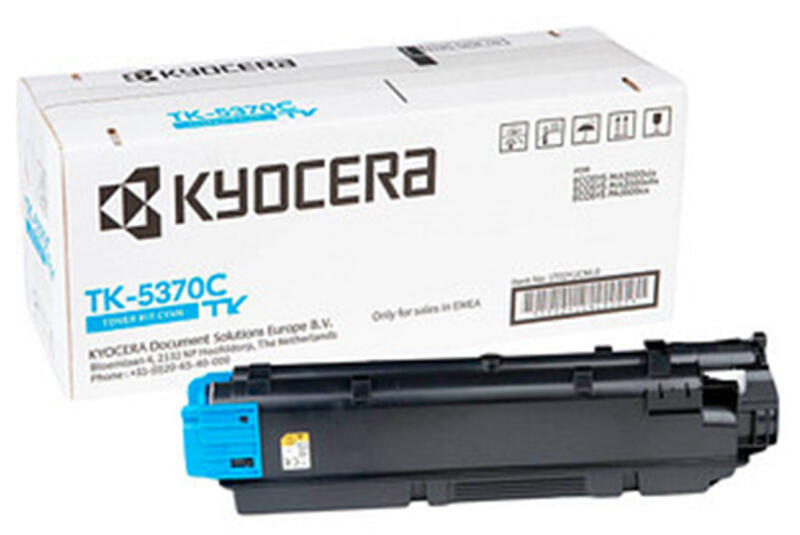 KYOCERA Toner Original Cyan pentru ECOSYS PA3500cx|MA3500cix|MA3500cifx, 5K, TK-5370C