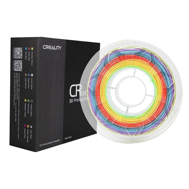 CREALITY CR PLA 3D Printer Filament, Rainbow, 1KG, Printing temperature: 190-220, CR-PLA RAINBOW