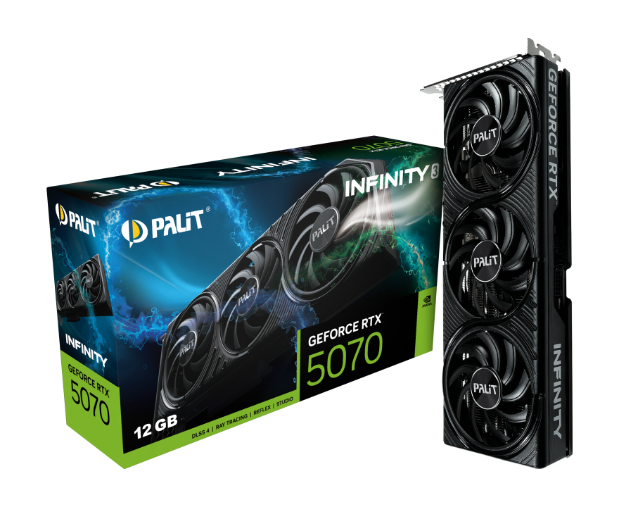 Palit GeForce RTX 5070 Infinity 3 12GB GDDR7 192-bit DLSS 4.0, NE75070019K9-GB2050S - imagine 9