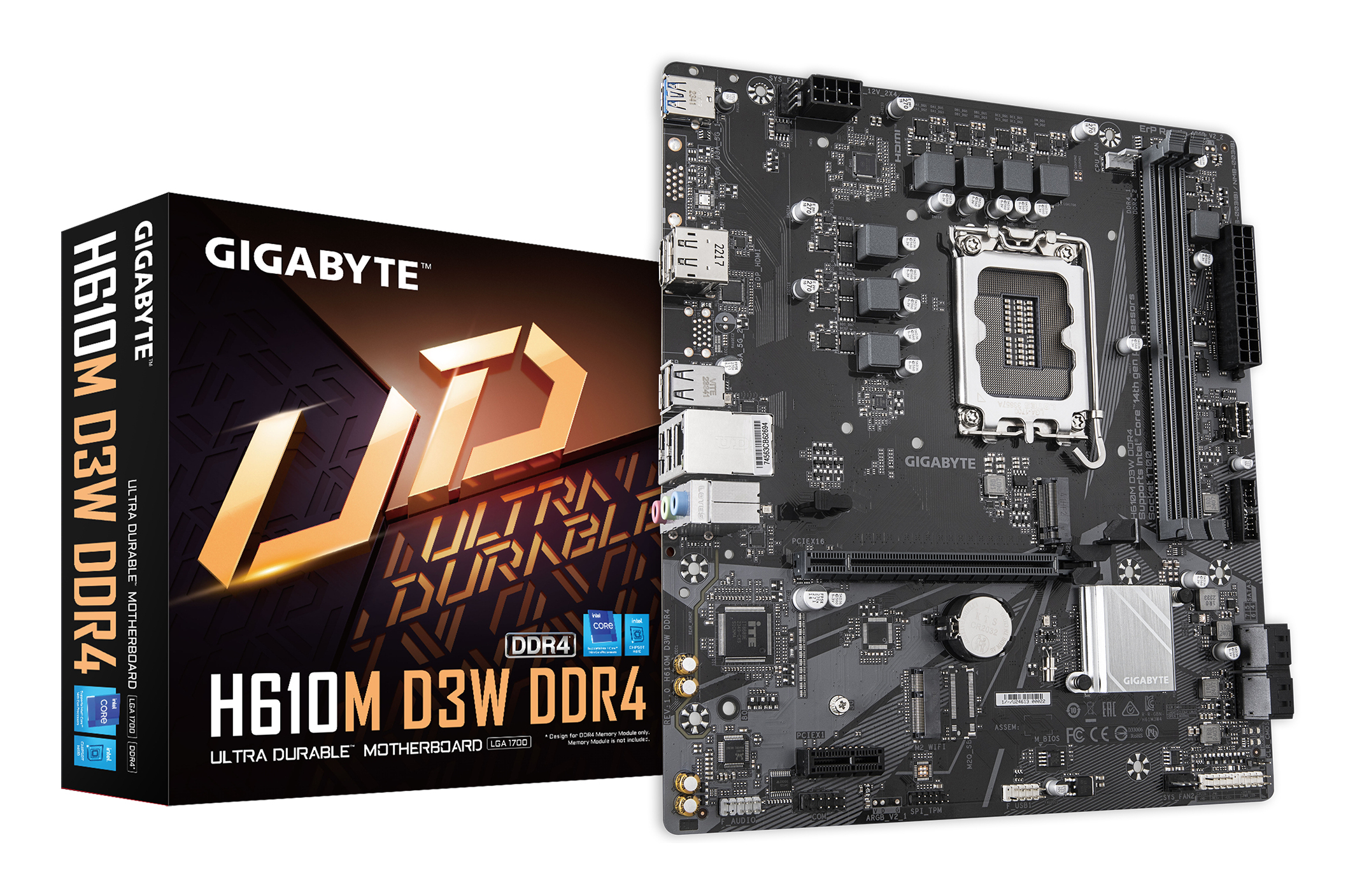 Gigabyte MB H610M D3W LGA1700 DDR4, H610M D3W DDR4
