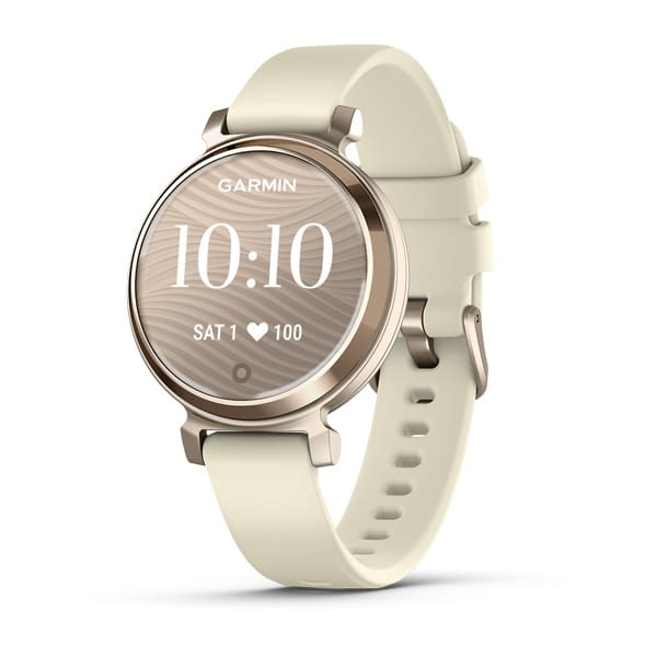Garmin Lily 2, EURC, Cream Gold/Coconut, Silico, 010-02839-70