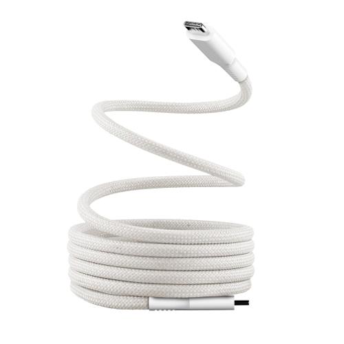 TnB USB-C/USB-C cable 1.5m magnetic sheath - White, TCPDMAGWH