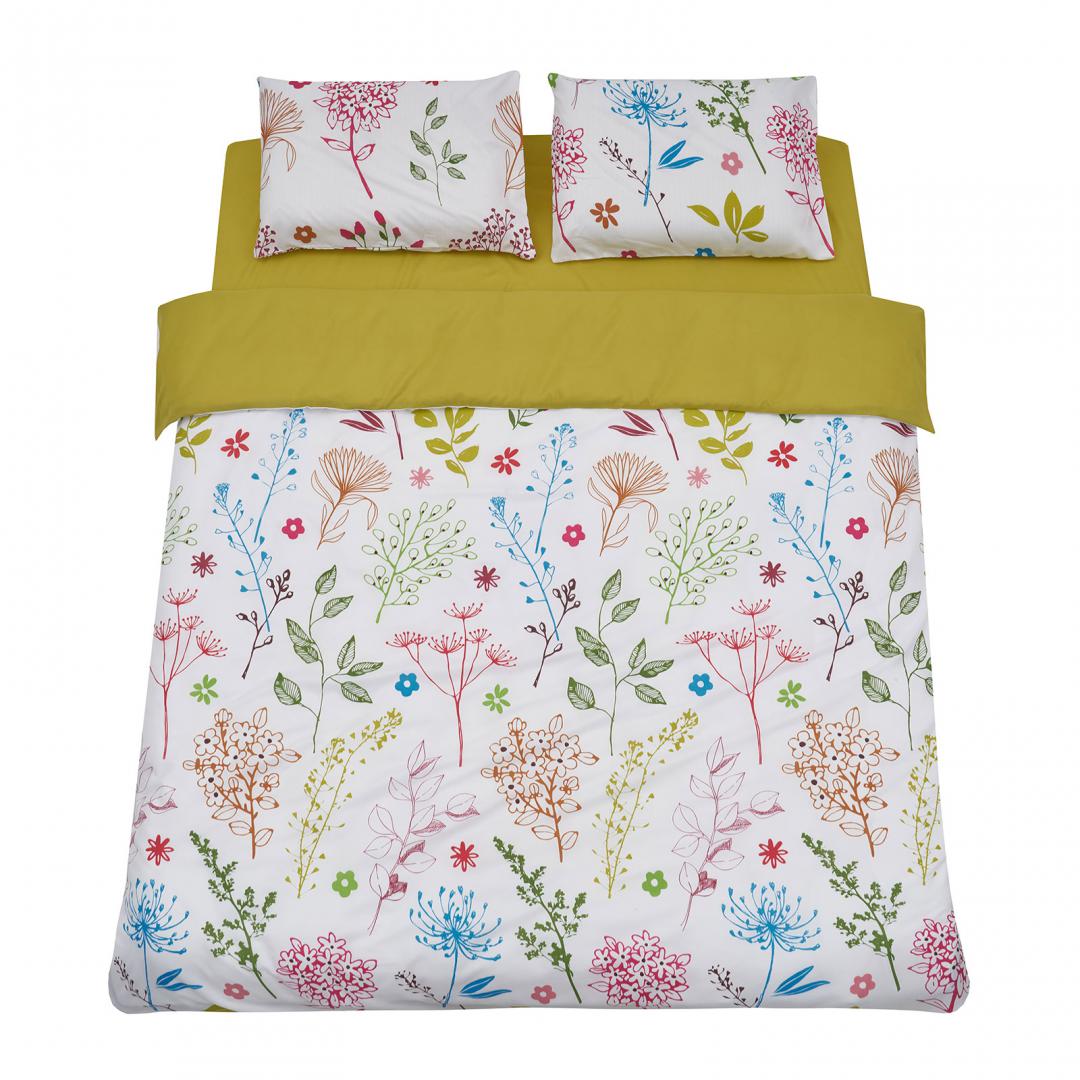 VANORA LENJERIE DE PAT KS MICROFIBRA FLOWERS, VN-4KSBED-FLW