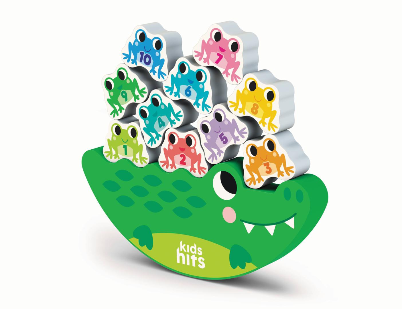 KIDS HITS CROCODIL DE BALANSARE, JUCARIE LEMN, KH20/033