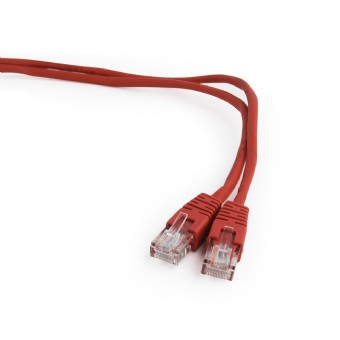 Gembird PATCH CORD UTP Cat5e, cupru-aluminiu, 0.25 m, rosu, AWG26, PP12-0.25M/R