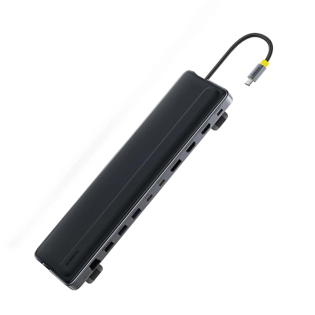 Baseus DOCKING Station EliteJoy EH3 Series 12-in-1, conectare PC USB-C,Type-C to 2xHDMI, B0114200