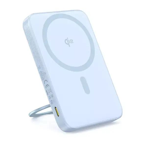 Baseus POWER BANK PicoGo Qi2 Magnetic, 5000mAh, PD 20W, 1 x USB Type-C, incarcare, P10076800313-00