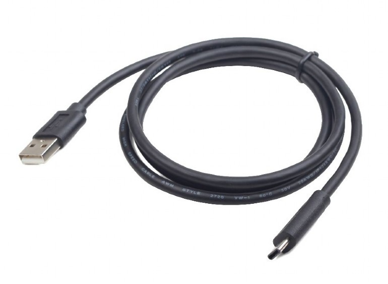 Gembird CABLU alimentare si date, pt. smartphone, USB 2.0 (T) la USB 2.0 Type-C (T), CC-USB2-AMCM-1M