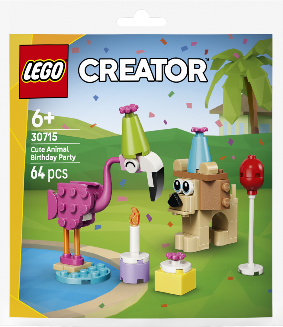 LEGO PETRECERE DE ZI DE NASTERE CU ANIMALUTE, LEGO30715