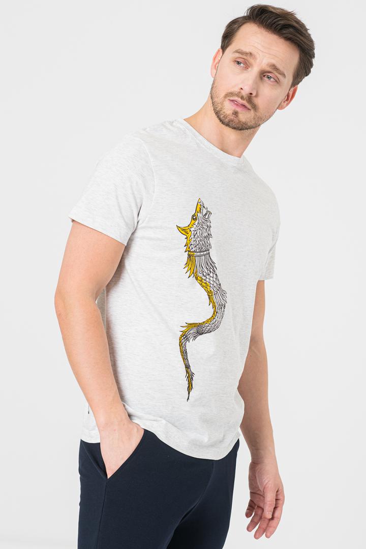 PEGAS TRICOU CASUAL DRACON BARBATI LIGHT GRAY-XL, PS2122-00-03LGMD-X