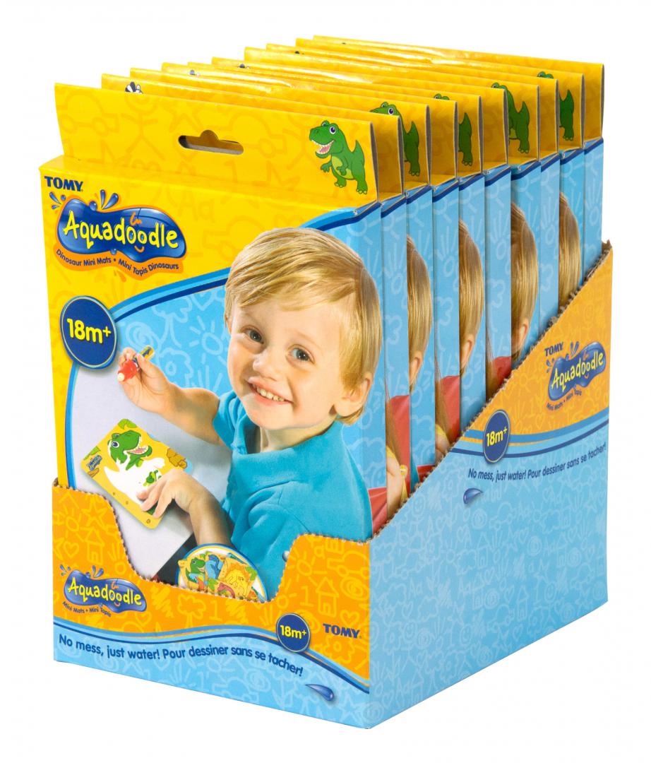 TOMY AQUADOODLE- MINI COVORASE, DINO, T72541 - imagine 2