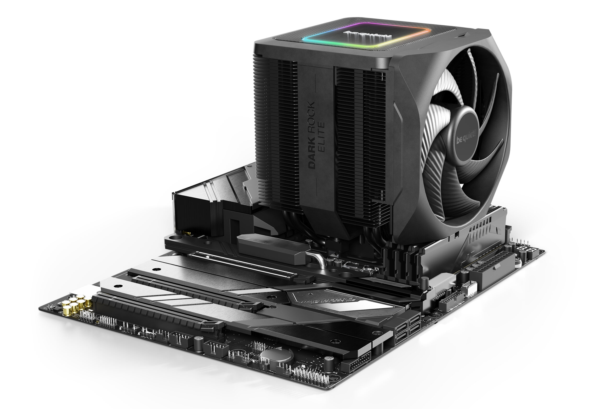 Be Quiet COOLER Dark Rock Elite,racire aer, Ø6 mm×7 pcs heatpipe, skt. Intel LGA, BK037 - imagine 4