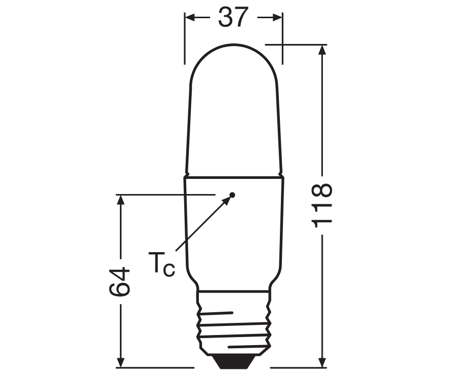 Osram LEDSSTICK75 9,5W/840 230VFR E27 FS1OSRAM, 000004058075059214 - imagine 2