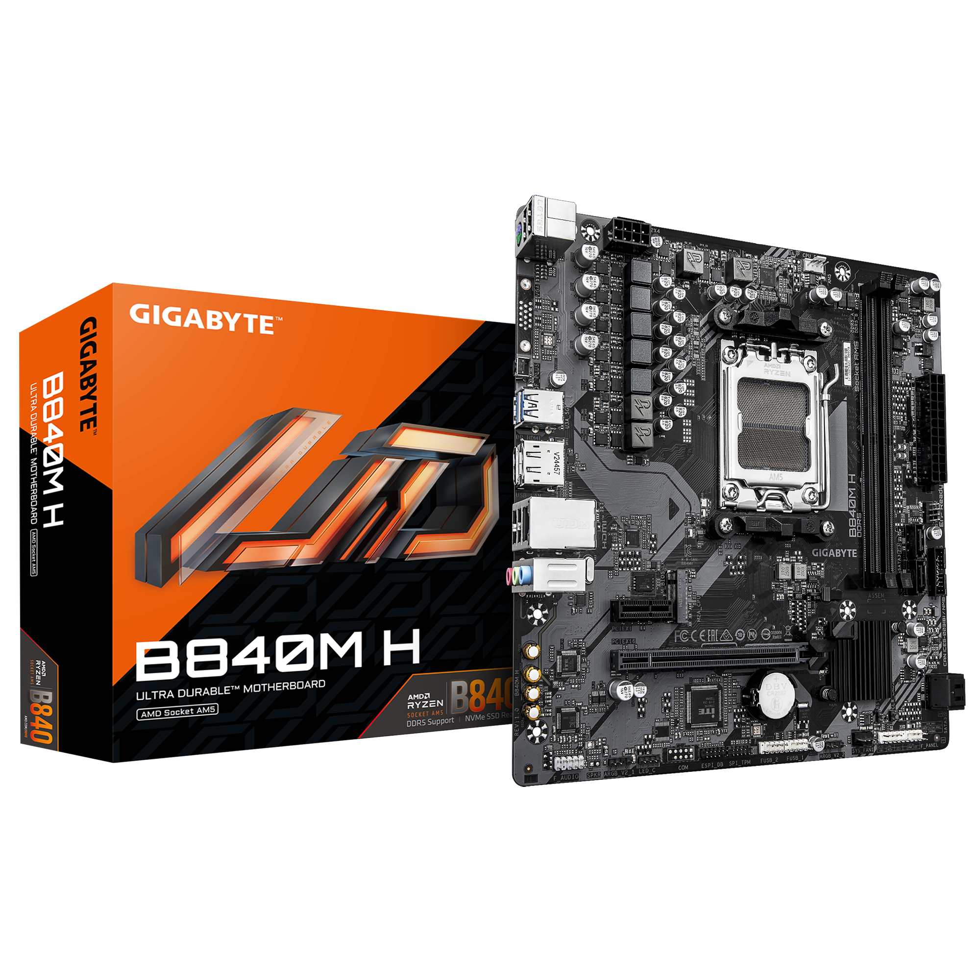 Gigabyte MB AMD B840 SAM5 MATX/, B840M H