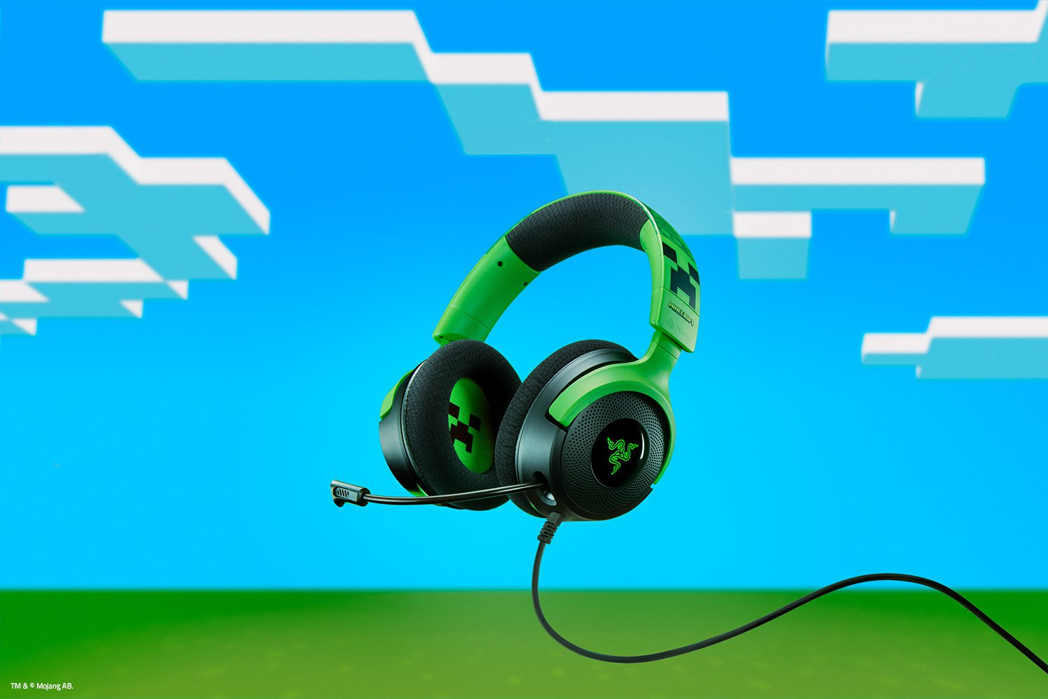 Razer Casti Kraken V4 X - Minecraft Ed., RZ04-05180200-R3M1 - imagine 5