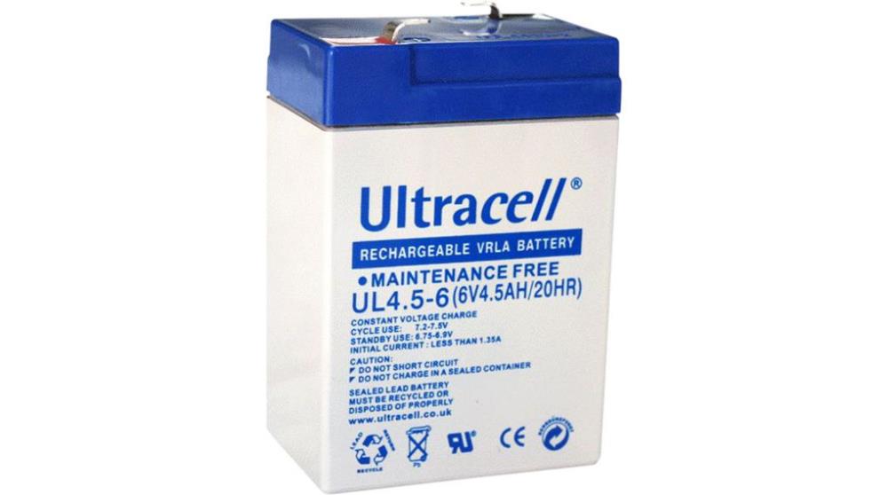ULTRACELL UPS- acumulatori BATTERY 6V 4.5AH/, UL4.5-6