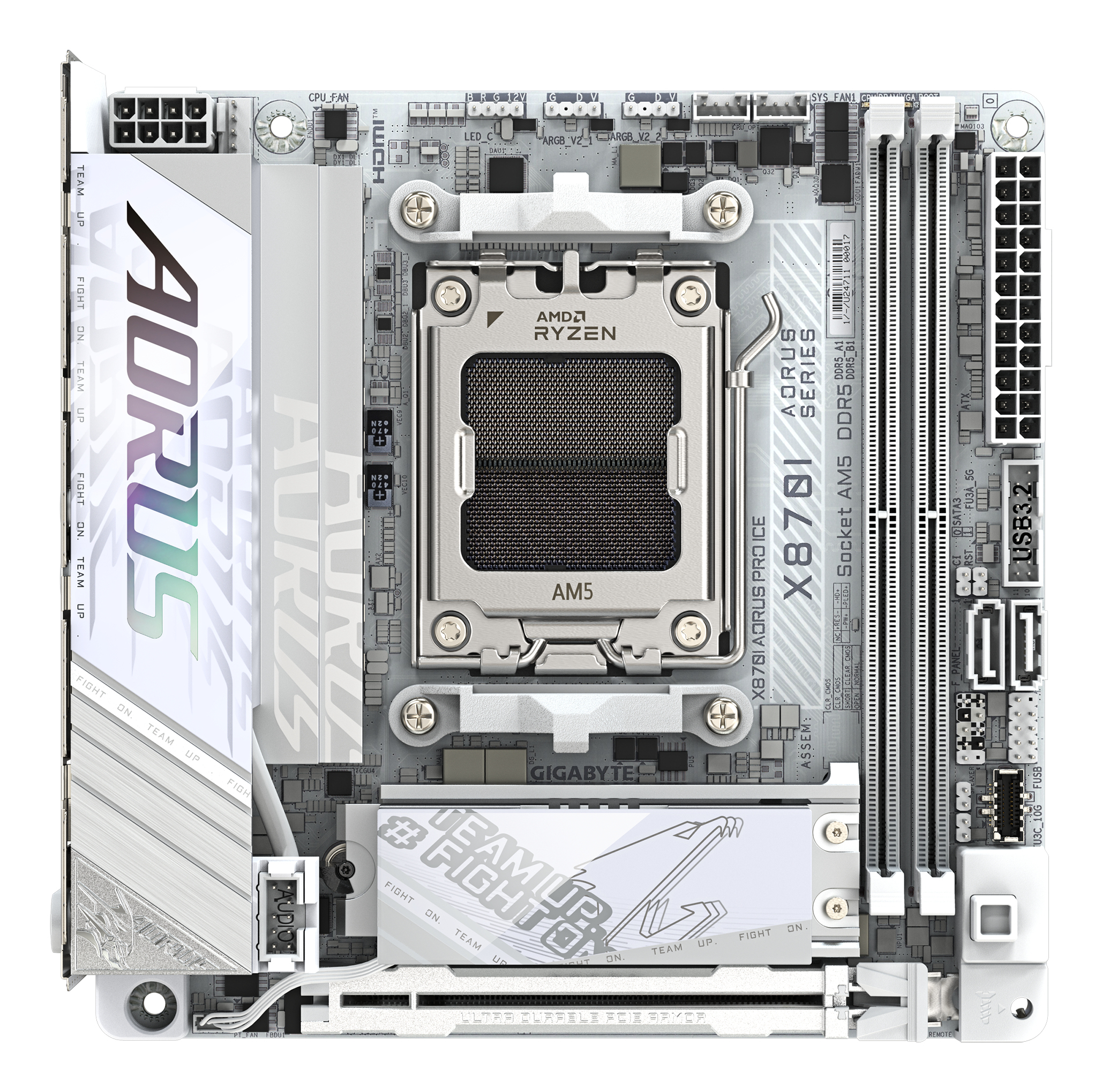 Gigabyte MB, X870I AORUS PRO ICE - imagine 4